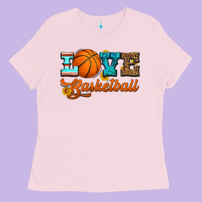Love Basketball Ladies Tee Designed By Hra Design Shop