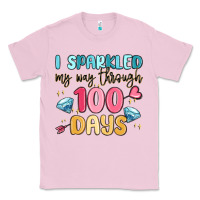 Bubblegum Pink i sparkled my way through 100 days Classic Tee - MaliasSmallBusiness