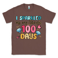 Chestnut i sparkled my way through 100 days Classic Tee - MaliasSmallBusiness