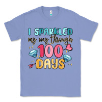 Colony Blue i sparkled my way through 100 days Classic Tee - MaliasSmallBusiness