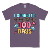 Lavender i sparkled my way through 100 days Classic Tee - MaliasSmallBusiness