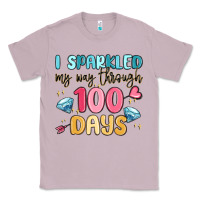 Lilac i sparkled my way through 100 days Classic Tee - MaliasSmallBusiness