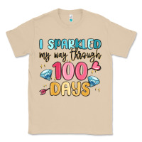 Mushroom i sparkled my way through 100 days Classic Tee - MaliasSmallBusiness