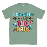 Sage i sparkled my way through 100 days Classic Tee - MaliasSmallBusiness