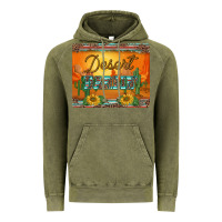 Vintage Olive western desert darlin sunset serape leopard sunflowers mousepad Vintage Hoodie - BarkalooDesign