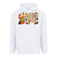 White Mini spice Heavyweight Hoodie - NancyCooperArtShop
