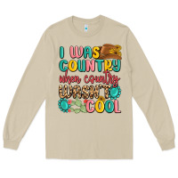 Mushroom i was country when country wasnt cool Long Sleeve Tee - MaliasSmallBusiness