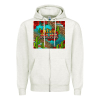 Oatmeal Heather latina mama Zipper Hoodie - Jasminsmagicworld