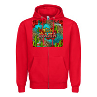 Red latina mama Zipper Hoodie - Jasminsmagicworld