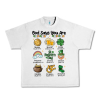 God Says You Are St Patrick's Day Urban Heavy Tee | Teevron