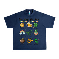 Navy god says you are st patrick's day Urban Heavy Tee - MaliasSmallBusiness