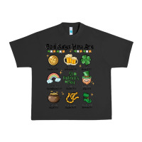Pigment Black god says you are st patrick's day Urban Heavy Tee - MaliasSmallBusiness