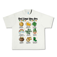 Pistachio god says you are st patrick's day Urban Heavy Tee - MaliasSmallBusiness