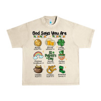 Sandshell god says you are st patrick's day Urban Heavy Tee - MaliasSmallBusiness
