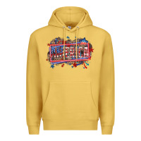Antique Gold America Premium Hoodie - HowdyJamesFarm