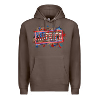 Coffee America Premium Hoodie - HowdyJamesFarm