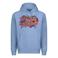 Colony Blue America Premium Hoodie - HowdyJamesFarm