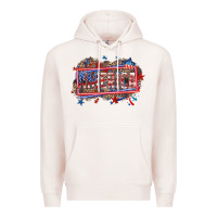 Pale Pink America Premium Hoodie - HowdyJamesFarm