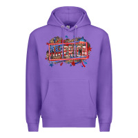 Purple America Premium Hoodie - HowdyJamesFarm