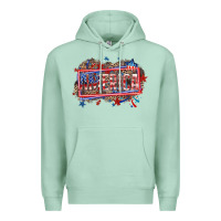 Seafoam America Premium Hoodie - HowdyJamesFarm