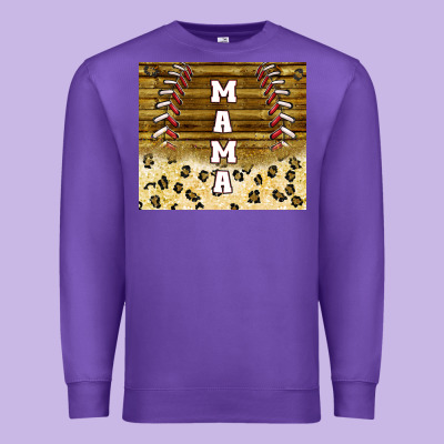 Mama Baseball Sippy Cup Premium Sweatshirt Designed By Tumblerdesignbyshophia