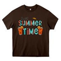 Chocolate Brown sweet summer time Heavy Core Tee - CowhideDigitalArt