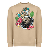 Mushroom cowboy tears Heavyweight Sweatshirt - MaliasSmallBusiness