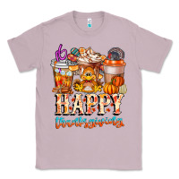 Lilac happy thanksgiving Classic Tee - CowhideDigitalArt