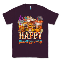 Plum happy thanksgiving Classic Tee - CowhideDigitalArt
