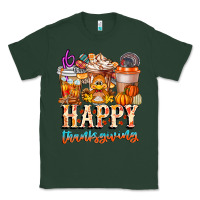 Sports Green happy thanksgiving Classic Tee - CowhideDigitalArt