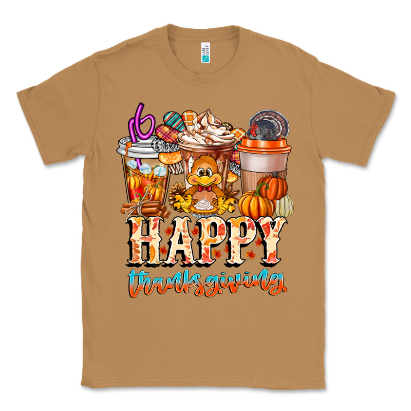 Happy Thanksgiving Classic Tee by CowhideDigitalArt | Teevron