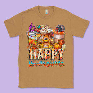 Happy Thanksgiving Classic Tee Designed By Cowhidedigitalart