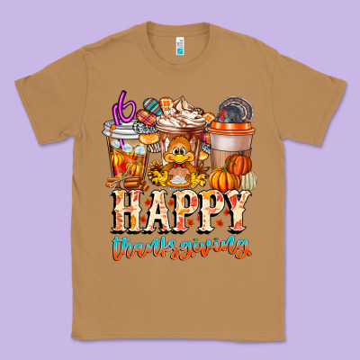 Happy Thanksgiving Classic Tee Designed By Cowhidedigitalart