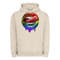 Pigment French Oak rainbow lips pride Urban Hoodie - FaDigitalArtStudio