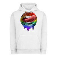 Pigment Lunar Rock rainbow lips pride Urban Hoodie - FaDigitalArtStudio