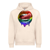 Sandshell rainbow lips pride Urban Hoodie - FaDigitalArtStudio