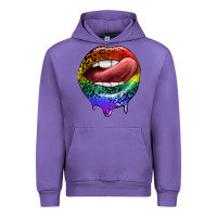 Tulip rainbow lips pride Urban Hoodie - FaDigitalArtStudio