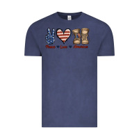 Vintage Denim Peace Love America Vintage Tee - Jasminsmagicworld