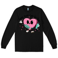 Black only heart eyes for you Long Sleeve Tee - MaliasSmallBusiness