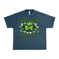 Midnight Navy coolest clover to pinch Urban Heavy Tee - MaliasSmallBusiness