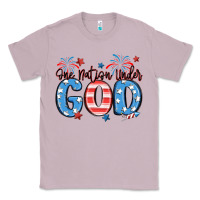 Lilac one nation under god Classic Tee - MaliasSmallBusiness