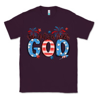 Plum one nation under god Classic Tee - MaliasSmallBusiness