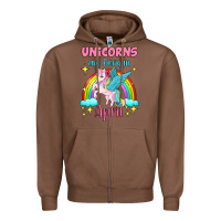 Chestnut unicorns are born in april Zipper Hoodie - Jasminsmagicworld