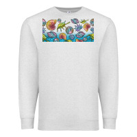 Oatmeal Heather sea shells Premium Sweatshirt - TumblerDesignByShophia