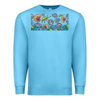 Ocean Blue sea shells Premium Sweatshirt - TumblerDesignByShophia