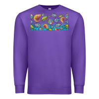 Purple sea shells Premium Sweatshirt - TumblerDesignByShophia
