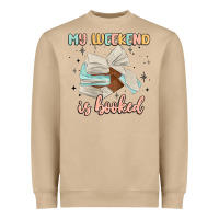 Mushroom my weekend is booked Heavyweight Sweatshirt - MaliasSmallBusiness