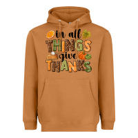 Meerkat In all things give thanks Heavyweight Hoodie - NancyCooperArtShop