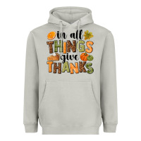 Moon Dust In all things give thanks Heavyweight Hoodie - NancyCooperArtShop