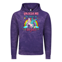 Cloud Purple unicorns are born in august Vintage Hoodie - Jasminsmagicworld